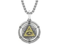 ZIAFRPN Eye of Horus Necklace Evil Eye Pendant Ancient Egypt Protection Necklace Jewelry Gift Men and Women Spiritual Amulets congratulations gifts