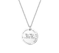 ZIAFRPN fashion Direct selling lettering I LOVE YOU first my mom Mother's Day affection necklace