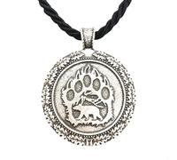ZIAFRPN fashion Nordic Bear Paw Pendant Slavic God Warding Veles Amulet Talisman Viking Necklace Men prezzie