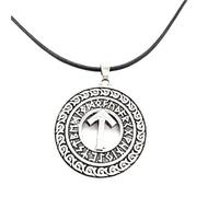ZIAFRPN fashion Runic TIWAZ Rune For Victory Viking Norse God Protection Runes Talisman Amulet Necklace Men Women Accessories prezzie