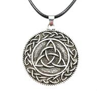 ZIAFRPN fashion Symbol Neckless Amulet Irish Knot Norse Viking Punk Necklace Women