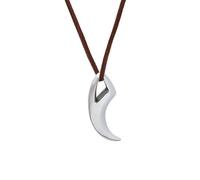 ZIAFRPN Fashion Unique Polish Wolf Fang Pendant for Men Women Punk Hip Hop Animal Tooth Necklace Jewelry congratulations gifts