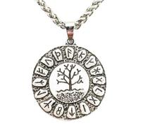 ZIAFRPN fashion Yggdrasil World Tree Of Life Pendant Viking Runes Dragon Soul Amulet And Talisman Pendants Necklaces