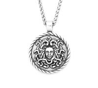 ZIAFRPN gothic necklace Fashion Gothic Medusa Pendant Necklace Hip Hop Biker Snake Animal Necklace For Men Women Party Jewelry congratulations gifts