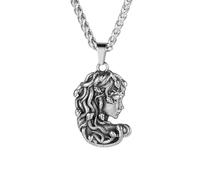 ZIAFRPN Gothic Vintage Medusa Pendant Necklace For Men Women Greek Mythology Pendant Punk Fashion Jewelry Gift congratulations gifts