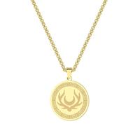 ZIAFRPN Hokech Symbol of Artemis Necklace Women Men Artemis Amulet Charm Moon Symbol Myth Goddess of the Hunt Pendant Chain Jewelry
