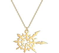 ZIAFRPN jewelry Chaos Star Pendant Necklace Magic Symbol Mark of Chaos Men Talisman Punk Jewelry gift
