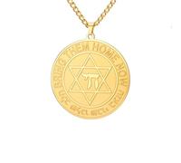 ZIAFRPN Judaica Star of David and Chai Symbol Necklaces Hebrew Bring Them Home Now Choker Jewish Amulet Jewelry