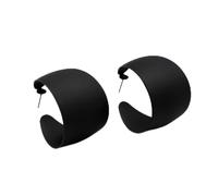 ZIAFRPN Men's and women's jewelry Dopamine Matte Niche Circle Earrings Candy Color French Simple C-Shaped Stud Earrings for Women Wedding Birthday