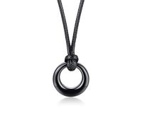 ZIAFRPN Men's necklace CIRCLE OF LIFE ETERNITY LOVE KARMA NECKLACE KEEPSAKE WATERPROOF MEMORIAL PENDANT ASHES NECKLACE FOR WOMEN MEN CREMATION JEWELRY fashion