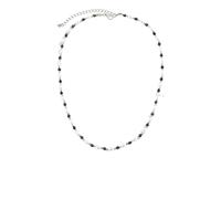 ZIAFRPN Men's necklace Hiphop Beaded Necklaces for Men Boys,Simple Handmade Simulated Pearl Collar,Unisex jewelry fashion