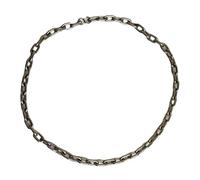 ZIAFRPN Men's necklace width Pure Necklace Anchor link Hand Welded Chain fashion