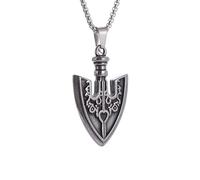 ZIAFRPN Necklace Adventure King Killer Queen's Arrow Pendant Necklace Suitable for Men and Women Cosplay Anime Lovers Couple Personality Gift fashion