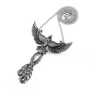 ZIAFRPN Necklace Creative Retro Cool 3D Phoenix Pendant Necklace Men's Charm Animal Jewelry fashion