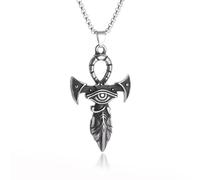 ZIAFRPN Necklace Eye of Horus Life Key Ankh Pendant Egyptian Charm Amulet Totem for Men and Women Protection Symbol Necklace Jewelry fashion