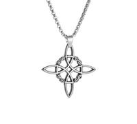ZIAFRPN Necklace Irish Witchcraft Witch Knot Pendant Celtic Knot Amulet Necklace for Men Women Fashion Charm Jewelry Gift fashion