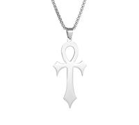 ZIAFRPN necklace men Ancient Egyptian Life Key Cross Pendant Necklace for Men Women Pharaoh Guardian Amulet Jewelry best gifts