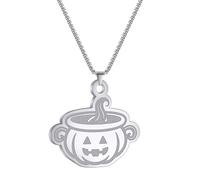 ZIAFRPN necklace men，Cute Pumpkin Slow Cooker Necklace for Kids Gifts Pendant Charms Necklace for Women Men Party Jewelry