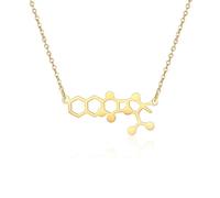 ZIAFRPN necklace men，Penicillin Molecule Antibiotic Microbiologist Medical Pendant Necklace Jewelry Biology Gift