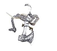 ZIAFRPN Never Fade Wolf And Raven Slavic Amulets Talismans Odin Axe Necklaces & Pendants Norse s Jewelry Turkish Men