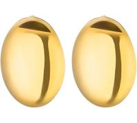 ZIAFRPN Pendientes de botón ovalados para mujer 2024 Tendencia Nuevo color dorado Pendientes de botón Joyería elegante Regalo de boda brincos Regalos de moda