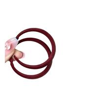 ZIAFRPN Poupular Red Velvet Hoop Earrings for Women 2024 Oversized Exquisite Red Brown Khaki Color Simple Round Circle Girl Earrings