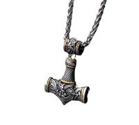 ZIAFRPN Stainless Hammer Necklace Dragon Necklace For Men Jewelry Talisman with box as gift