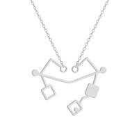 ZIAFRPN Stainless Steel Heart of Etheria Necklace She-ra Cosplay Pendant She-ra's Safe Heart Necklace for Men and Women Vintage Jewelry