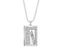 ZIAFRPN Truest and Highest Seal of Fortune Amulet Necklace The Mystery of The Second Seal Books of Moses Vintage Pendant