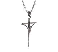 ZIAFRPN Vintage Classic Cross Pendant Necklace for Men and Women Prayer Amulet Jewelry