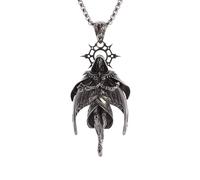 ZIAFRPN Vintage Gothic Style Twilight Psychic Pendant Necklace for Men Women Statement Alternative Rock Hip Hop Punk Jewelry