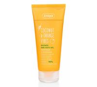 Ziaja Coconut & Orange Vibes Shower And Bath Gel 200Ml In Yellow Yellow