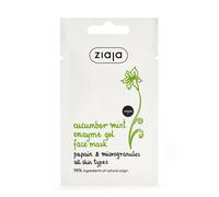 Ziaja Cucumber Mint Enzyme Gel Face Mask 7Ml In White White 7ml