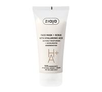 Ziaja Face Mask & Scrub With Hyaluronic Acid 55ml in White | Size: 55g Ziaja White 55g