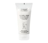 Ziaja Face Mask & Scrub With Elagic Acid 55ml in White | Size: 55g Ziaja White 55g