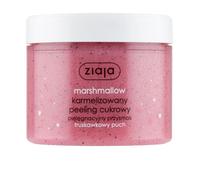 Ziaja Marshmallow Sugar Scrub 300 ml, Strawberry - Exfoliates and Moisturizes Skin, Provides Daily Upper Skin Reinforcement, Travel Size