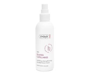 Ziaja Med Dilated Capillaries Soothing Micellar Toner Spray 200ml | Alcohol-free micellar toner spray that moisturises, refreshes and soothes sensitive skin prone to redness and irritation.