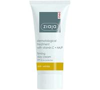 Ziaja Med Vitamin C + HA/P Firming Day Cream SPF 6 50ml, Age 25+ | Firming day cream with vitamin C, hyaluronic acid and SPF 6 to hydrate, smooth and brighten mature-looking skin.