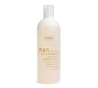 Ziaja Men's Men Shower Gel & Shampoo Mountain Pepper 400ml in White Ziaja White 400ml