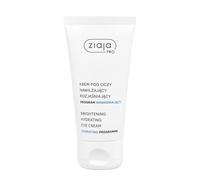 Ziaja Pro Brightening Hydrating Eye Cream 50ml - Soothing Eye Care for Dark Circles, Sensitive Skin and Uneven Tone, with Plant Extracts, Vitamin C & Panthenol, Professional & Home Use