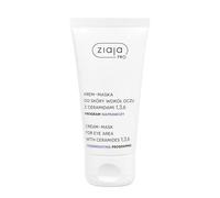 Ziaja Pro Eye Cream-Mask with Ceramides 1,3,6, Hyaluronic Acid & Vitamins C and E 50ml - Regenerating Eye Care for Dry, Sensitive & Mature Skin