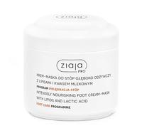 Ziaja Pro Intensely Nourishing Foot Cream-Mask with Lipids, Lactic Acid & Urea 200ml - Hydrating & Softening Foot Care for Dry, Rough and Cracked Skin, Professional & Home Use