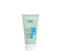 Ziaja Pullulan Face Cleansing Butter 75ml, Make-Up Remover and Facial Cleanser for Dry and Mature Skin, Hyaluronic Acid, Tremella Extract and Ceramides, Vegan Soap-Free Cleansing Balm