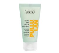 Ziaja Pullulan Glow Day Cream 50ml, Hydrating Face Moisturiser for Mature Skin 30+, Hyaluronic Acid, Tremella Extract and Ceramides, Vegan Radiance Day Cream for Dry and Dehydrated Skin
