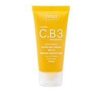 Ziaja Vitamin C.b3 Niacinamide Glow Day Cream Spf 15 50 Ml In White White 50ml