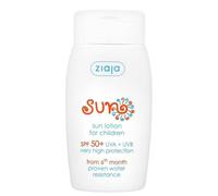 Ziaja Waterproof Sunbathing Lotion Babies 6 Months SPF50 Sunburn Protection125ml