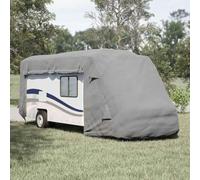 Ziaphsol Motorhome Protective Cover, Grey, 660 x 235 x 275 cm, Non-Woven Fabric for Outdoor Use, with UV Protection, Rain, Snow Wind, with 8 Pairs of Buckle Straps