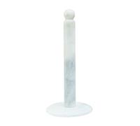 Ziarat White Marble Kitchen Roll Holder, Scratch-less Kitchen Holder, Easy to Use Roll Holder