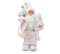 ZiaWorld Realistic Santa Claus Figurine Decoration, Feet Wearing Long Fluffy Snow Boots, Santa Claus Holiday New Year Home Xmas Party Decoration Novelty Props (Style A)