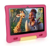ZIBATIS 10 Inch Kids Tablet, Android 14, Octa Core Processor, 16GB RAM, 128GB ROM, 1TB TF, 5000mAh Battery, WiFi, Bluetooth, Type-C, Pink